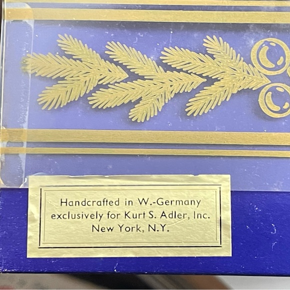 VNTG set 23 Kurt Adler Hand Crafted X-mas Tree Ornaments 13 Floral & 10 Candle - Picture 6 of 10